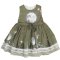 Сукня для дівчинки Модель 7003 Хакі зріст  86 см