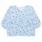Блакитна сорочечка для хлопчика Модель 605-043 Sweet Bunny розмір 40 (зріст 62 см)