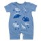 Пісочник для хлопчика Модель 6249-022 Сіро-блакитний Динозаври зріст 68 см