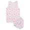 Комплект для девочки Модель 113-023 Розовые Сердечки размер 60 (рост 98 см)