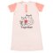 Ночная сорочка для девочки Модель 350-082 Пудра Коты размер 64 (рост 116см-122см)