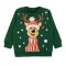 Джемпер дитячий начіс 4264-042 Зелений Олень зріст 86 см