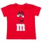Футболка детская кулир 206-022 Красный Смайлик размер 56 (рост 86 см)