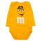 Боді дитячий кулір 6220-022 Жовтий Смайлик m розмір 48 (зріст 74 см)