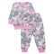 Пижама для девочки Модель 329-573 Серый и Розовый Сердца размер 76 (рост 140 см - 146 см)