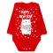 Боді дитячий начіс 6220-042 Червоний Ведмедик розмір 56 (зріст 86 см)