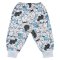 Штанці ясельні для хлопчика Модель 714-043 Блакитний Звірята розмір 48 (зріст 74 см)