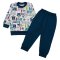 Пижама для мальчика Модель 358-073 Индиго Монстрики размер 56 (рост 80 см - 86 см)