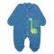 Человечек для мальчика Модель 7185-022 Серо-голубой Динозавр размер 40 (рост 62 см)