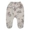 Ползунки детские начес 623-533 Серый Зайчики размер 52 (рост 80 см)