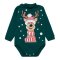 Боди детский начес 6237-042 Зеленый Олень размер 52 (рост 80 см)