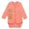 Боді для дівчинки начіс 6139-042 Персиковий Пташки розмір 48 (зріст 74 см)