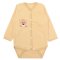 Боді дитячий начіс 6139-042 Бежевий Ведмедик розмір 40 (зріст 62 см)