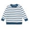 Джемпер детский интерлок-вафелька 4271-814 Голубой Полоска рост 92 см