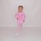 Реглан для девочки кулир 4312-022 Розовый Бантики рост 134 см
