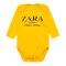 Боди детский кулир 6220-022 Жёлтый Поїм і спати размер 52 (рост 80 см)