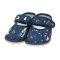 Капці для хлопчика 20210005 Темно-синій Букви розмір 23 (14,5 см)