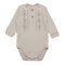 Боди детский интерлок вафелька 6299-812 Серый Орнамент размер 48 (рост 74 см)