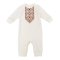 Ромпер для хлопчика інтерлок вафелька 7255-812 Молочний Орнамент зріст 68 см