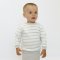Джемпер дитячий інтерлок-вафелька 4271-814 Сірий Полоска рост 86 см