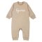 Ромпер для дівчинки рубчик начіс 7202-182 Бежевий Булочка зріст 80 см