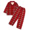 Пижама детская начес 370-033 Красный с белым Клетка рост 104 см