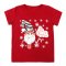 Футболка дитяча стрейч-кулір 2255-452 Червоний Гном розмір 56 (зріст 92 см - 98 см)