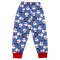 Штанишки детские начес 714-033 Синий Снеговик размер 52 (рост 80 см)