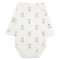 Боди детский начес 6250-533 Молочный Love mom dad размер 44 (рост 68 см)