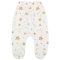 Ползунки детские начес 623-533 Молочный Большие звездочки размер 40 (рост 62 см)