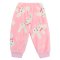 Штанці ясельні для дівчинки махра 714-573 Рожевий Зайчики розмір 40 (зрiст 62 см)