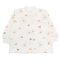 Кофта детская начес 661-533 Молочный Сердечки размер 40 (рост 62 см)