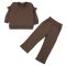 Костюм для девочки двухнитка 4319-362 Мокко рост  92 см