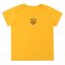 Футболка детская кулир 2255-452 Горчичный Герб размер 56 (рост 92 см - 98 см)