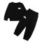 Спортивный костюм детский двухнитка 4329-362 Черный Ok рост 92 см