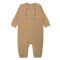 Ромпер для дівчинки інтерлок вафелька 7255-812 Бежевий Ягоди зріст 68 см