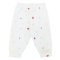 Штанишки для девочки интерлок жаккард 714-893 Молочный Сердечки разноцветные размер 40 (рост 62 см)