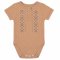 Боди детский интерлок вафелька 6311-812 Бежевый размер 44 (рост 68 см)
