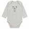 Боді дитячий інтерлок жакард 6220-892 Сірий Ведмедик розмір 40 (зріст 62 см)