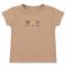 Футболка детская интерлок 2308-792 Коричневый Мордочки мишек размер 48 (рост 74 см) 