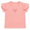 Футболка для девочки интерлок 2307-792 Персиковый Бантик размер 48 (рост 74 см) 