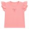Футболка для девочки интерлок 2307-792 Коралловый Бантик размер 48 (рост 74 см) 