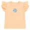 Футболка для девочки интерлок 2307-792 Желтый Цветочки размер 48 (рост 74 см) 
