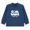 Водолазка для мальчика интерлок-вафелька 409-812 Индиго Cool vibes рост 74 см