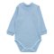 Боди гольф для мальчика рубчик начес 6238-182 Голубой размер 48 (рост 74 см)