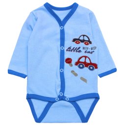 Синий боди для мальчика Модель 6139-042 Little car