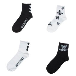 Шкарпетки жіночі Модель Y125 Чорно-білі 