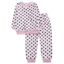 Пижама для девочки Модель 329-573 Розовый Горох