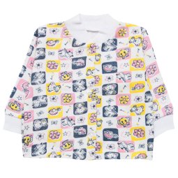 Кофтина ясельна для дівчинки Модель 664-043 "Квадратики" 