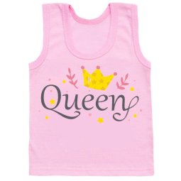 Майка для дівчинки Модель 139-022 Рожева Queen 